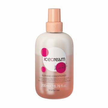 Двухфазный кондиционер Inebrya Ice Cream Keratin Bi-Phase Conditioner для сухих, вьющихся и окрашенных волос, 200 мл Двухфазный кондиционер Inebrya Ice Cream Keratin Bi-Phase Conditioner для сухих, вьющихся и окрашенных волос, 200 мл