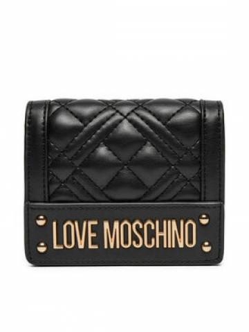LOVE MOSCHINO Мале жіноче портмоне JC5601PP0LLA0000 Чорний LOVE MOSCHINO Мале жіноче портмоне JC5601PP0LLA0000 Чорний