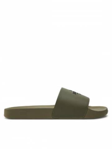 Tommy Hilfiger Шльопанці Embroid Hilfiger 85 Pool Slide FM0FM05342 Зелений Tommy Hilfiger Шльопанці Embroid Hilfiger 85 Pool Slide FM0FM05342 Зелений
