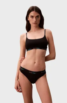 Женский черный топ UNLINED BRALETTE Черный M Calvin Klein LV00QF8254