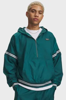 Мужской зеленый анорак UA Icon SW Woven Jkt-GRN Зеленый S Under Armour 6010974-338