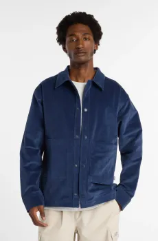 Мужская синяя вельветовая рубашка Stretch Corduroy Синий S New Balance MT53524NNY