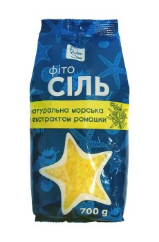 Фито соль для ванн ElenSee Натуральная морская с экстрактом ромашки, 700 г