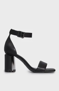 Женские черные кожаные босоножки Phoebe Черный 36 PRPY PRSPT0072W