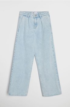 Широкі джинси - синій