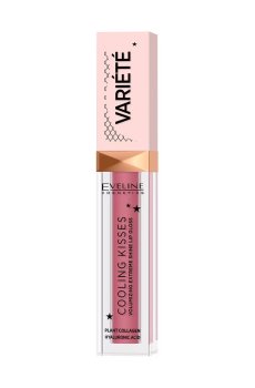Блеск для губ Eveline Cosmetics Variete Cooling Kisses с охлаждающим эффектом, 05 New Romance, 6.8 мл