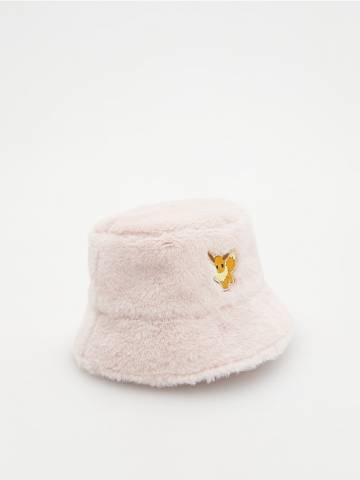 Reserved - GIRLS` HAT - пастельний рожевий - 178BV-03X Reserved - GIRLS` HAT - пастельний рожевий - 178BV-03X