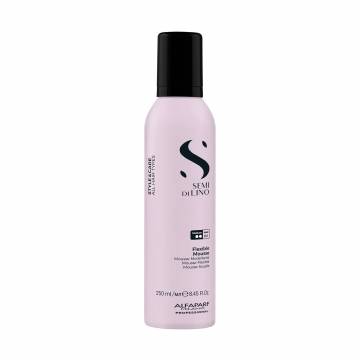 Мусс для волос Alfaparf Semi Di Lino Style & Care Flexible Mousse Средняя фиксация, 250 мл Мусс для волос Alfaparf Semi Di Lino Style & Care Flexible Mousse Средняя фиксация, 250 мл