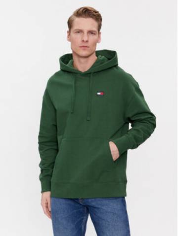 Tommy Jeans Світшот DM0DM16369 Зелений Relaxed Fit Tommy Jeans Світшот DM0DM16369 Зелений Relaxed Fit