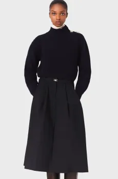 Женская темно-синяя шерстяная кофта Синий 38 MAJE MFPPU00951_Navy