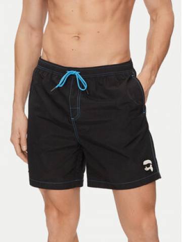 KARL LAGERFELD Пляжні шорти 240M2209 Чорний Regular Fit KARL LAGERFELD Пляжні шорти 240M2209 Чорний Regular Fit