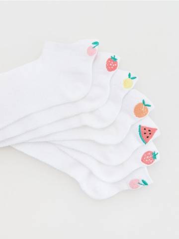 Reserved - GIRLS` SOCKS MULTI - білий - 625EB-00X Reserved - GIRLS` SOCKS MULTI - білий - 625EB-00X