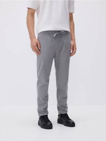 Reserved - Брюки carrot fit - світло-сірий - 5508L-09M Reserved - Брюки carrot fit - світло-сірий - 5508L-09M