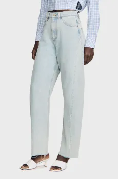 Женские голубые джинсы Голубой 34 Sandro SFPJE00844_Sky Blue