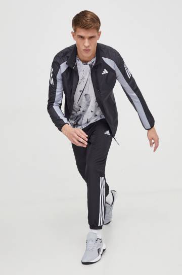 Ветровка adidas Performance Own the Run цвет чёрный переходная Ветровка adidas Performance Own the Run цвет чёрный переходная