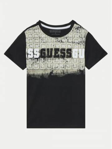 Guess Футболка L5RI23 K8HM4 Чорний Regular Fit Guess Футболка L5RI23 K8HM4 Чорний Regular Fit