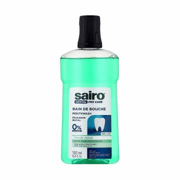 Ополаскиватель для ротовой полости Sairo Fresh Mint, 500 мл Ополаскиватель для ротовой полости Sairo Fresh Mint, 500 мл