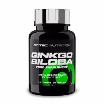 Гинкго билоба Scitec Nutrition Ginkgo Biloba, 160 мг, 100 таблеток