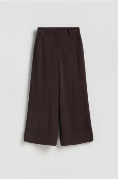Reserved - Вільні штани - темно коричневий - 731JC-89P