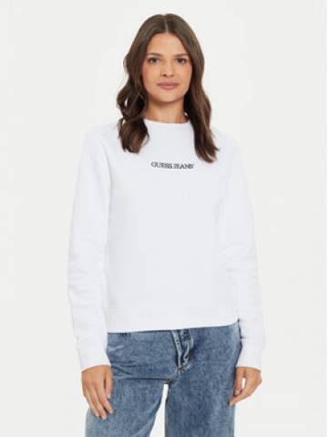 Guess Jeans Світшот W4YQ10 KC811 Білий Regular Fit Guess Jeans Світшот W4YQ10 KC811 Білий Regular Fit