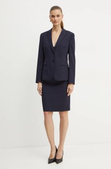 Шерстяная юбка BOSS Vileah