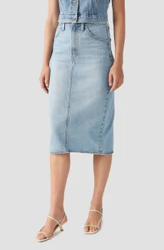 Женская голубая джинсовая юбка Голубой 30 Levi’s® 001VH;0001