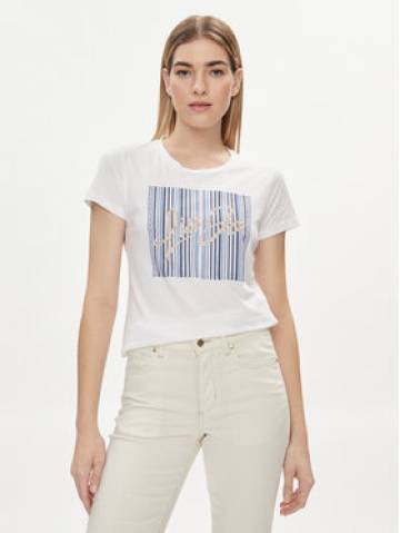 Liu Jo Футболка MA4340 JS923 Білий Regular Fit Liu Jo Футболка MA4340 JS923 Білий Regular Fit