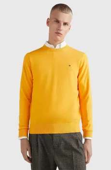 Мужской желтый джемпер 1985 Желтый XL Tommy Hilfiger MW0MW21316