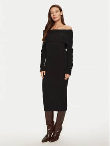 ONLY Трикотажна сукня Katia 15344233 Чорний Slim Fit ONLY Трикотажна сукня Katia 15344233 Чорний Slim Fit