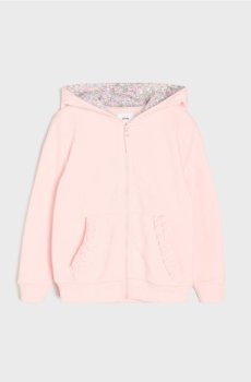 Худі на блискавці - пастельний рожевий