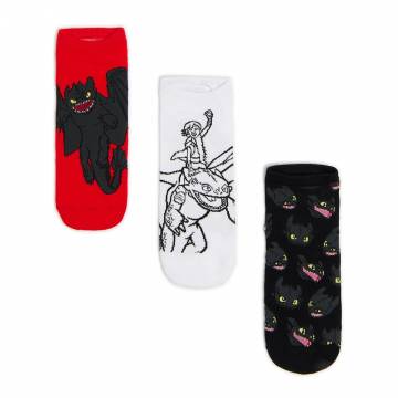 Cropp - Шкарпетки, 3 пари How to Train Your Dragon - різнобарвний Cropp - Шкарпетки, 3 пари How to Train Your Dragon - різнобарвний