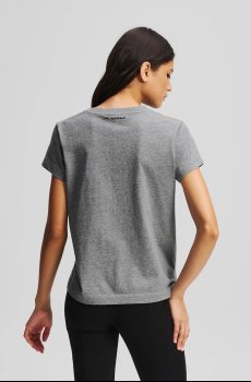 Хлопковая футболка Karl Lagerfeld