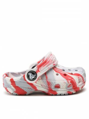 Crocs Шльопанці Classic Marbled Clog T 206838 Білий Crocs Шльопанці Classic Marbled Clog T 206838 Білий