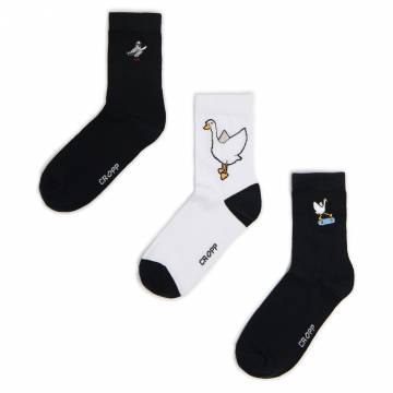 Cropp - 3 пачка шкарпеток - чорний Cropp - 3 пачка шкарпеток - чорний