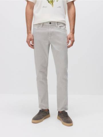 Reserved - Джинси slim із вареним ефектом - світло-сірий - YV104-09J Reserved - Джинси slim із вареним ефектом - світло-сірий - YV104-09J