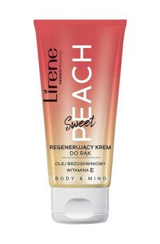 Регенерирующий крем для рук Lirene Sweet Peach с персиком, 50 мл
