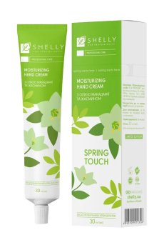 Увлажняющий крем для рук Shelly Professional Care Spring Touch Moisturizing Hand Cream с маслом макадамии и жасмином, 30 мл