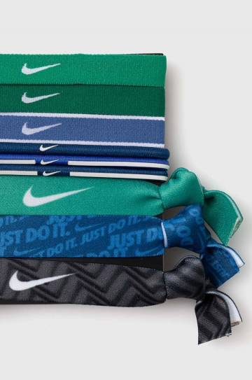 Резинки для волос Nike 9 шт цвет зелёный Резинки для волос Nike 9 шт цвет зелёный
