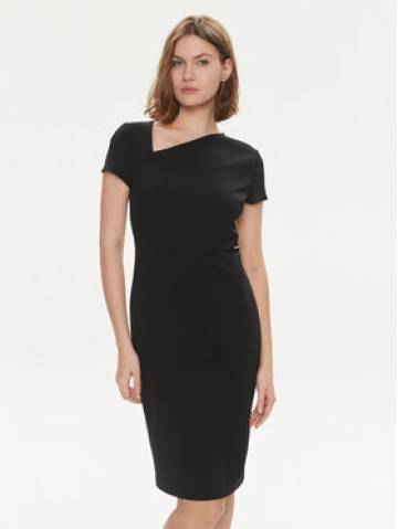 Calvin Klein Коктейльна сукня K20K206277 Чорний Regular Fit Calvin Klein Коктейльна сукня K20K206277 Чорний Regular Fit