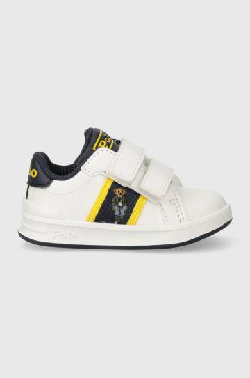 Детские кроссовки Polo Ralph Lauren цвет белый Детские кроссовки Polo Ralph Lauren цвет белый