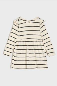 Трикотажна сукня - кремовий