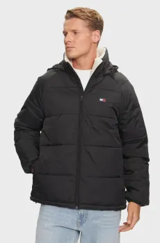 Мужская черная куртка TJM VAIL PUFFER EXT Черный S Tommy Jeans DM0DM20003