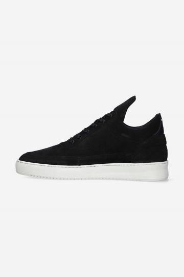 Замшевые кроссовки Filling Pieces цвет чёрный 10120101861-BLACK Замшевые кроссовки Filling Pieces цвет чёрный 10120101861-BLACK