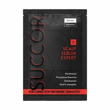 Шампунь Succor Scalp Sebum Expert Shampoo для коррекции проявлений себорейного дерматита, 10 мл Шампунь Succor Scalp Sebum Expert Shampoo для коррекции проявлений себорейного дерматита, 10 мл