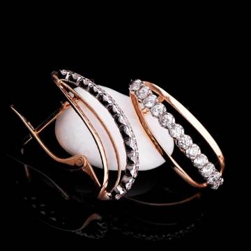 Женские сережки из золота с01144 Женские сережки из золота с01144