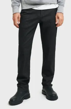 Мужские темно-серые брюки SLIM TWO TONE PANTS Серый 31 Gant 1505314