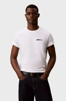 Мужская белая футболка SUPIMA LOGO PATCH Белый XL Calvin Klein LV04LG810G