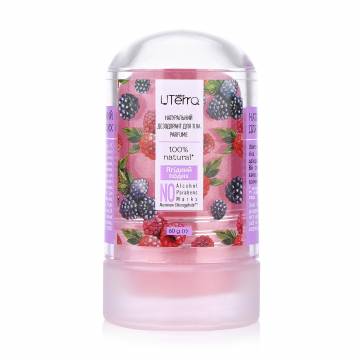 Дезодорант из кристалла женский UTerra Native Perfume Ягодное дыхание, 60 г Дезодорант из кристалла женский UTerra Native Perfume Ягодное дыхание, 60 г