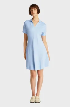 Женское голубое платье OPEN-NK F&F POLO Голубой L Tommy Hilfiger WW0WW44513