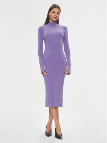 Patrizia Pepe Трикотажна сукня 2A2612/K002-M477 Фіолетовий Slim Fit Patrizia Pepe Трикотажна сукня 2A2612/K002-M477 Фіолетовий Slim Fit